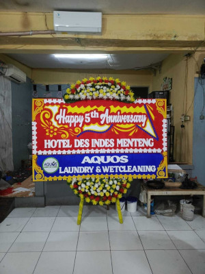 Papan Bunga Wedding Outdoor Anyer
