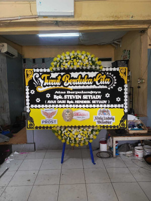 Papan Bunga Wedding Outdoor Anyer